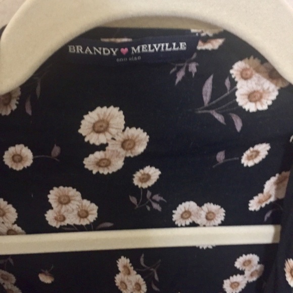🚫SOLD🚫 Brandy Melville Sunflower Kimono Top - Picture 4 of 6